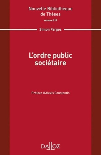 Emprunter L'ordre public sociétaire livre