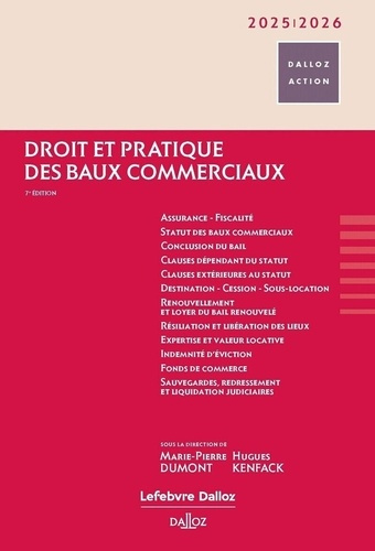 Emprunter Droit et pratique des baux commerciaux. Edition 2025-2026 livre
