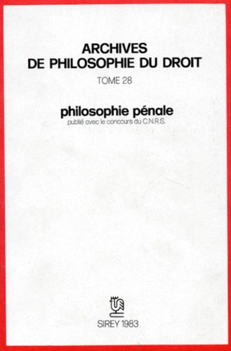 Emprunter Philosophie pénale livre
