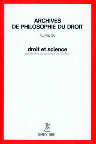 Emprunter Droit et science livre