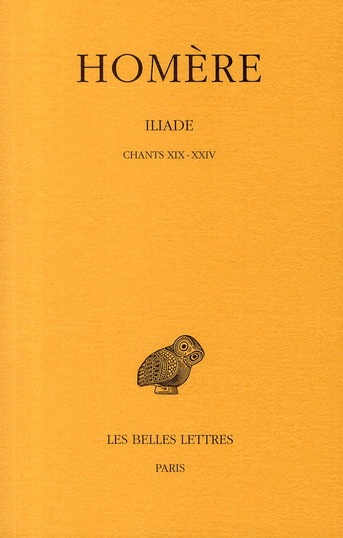 Emprunter Iliade. Tome 4, Chants 19 à 24, Edition bilingue français-grec ancien livre