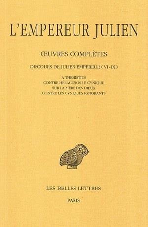 Emprunter Oeuvres complètes. Tome II, 1ère partie, Discours de Julien l'empereur (X-XII) à Thémistius ; contre livre