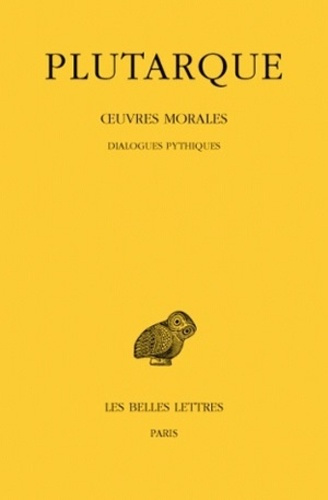 Emprunter Oeuvres morales. Tome 6, Dialogues pythiques, Edition bilingue français-grec ancien livre