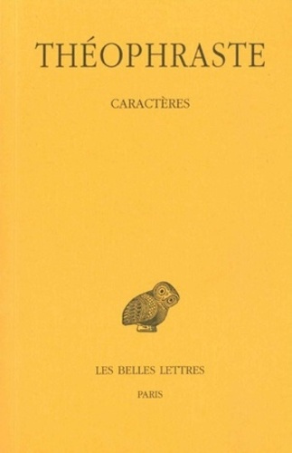 Emprunter Caractères. Edition bilingue français-grec ancien livre