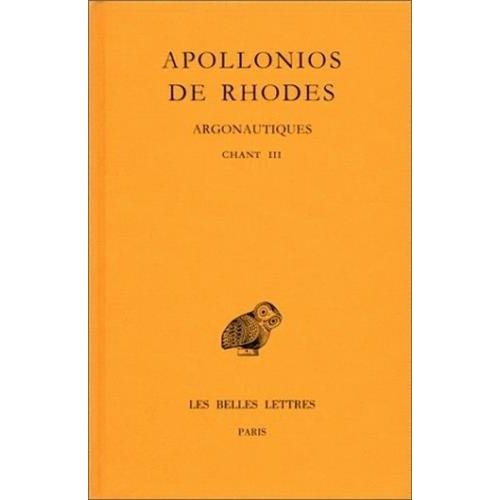 Emprunter Argonautiques. Tome 2, Chant III, Edition bilingue français-grec ancien livre