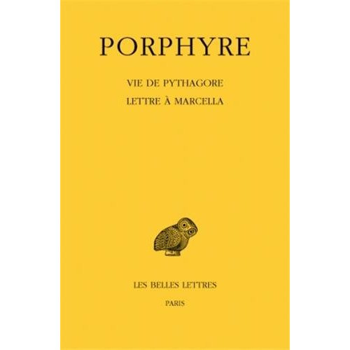 Emprunter Vie de Pythagore ; Lettre à Marcella. Edition bilingue français-grec ancien livre