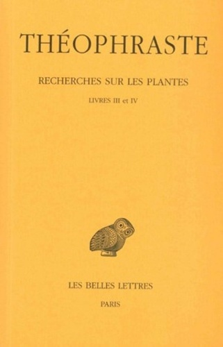 Emprunter Recherches sur les plantes. Tome 2, Livres III et IV, Edition bilingue français-grec ancien livre