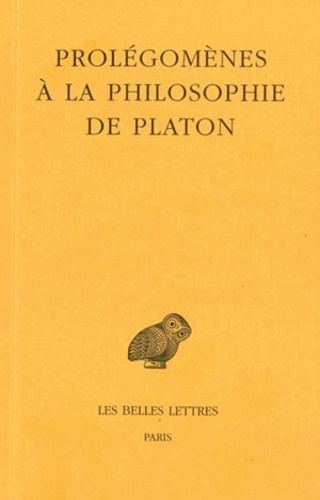 Emprunter Prolégomènes à la philosophie de Platon. Edition bilingue français-grec ancien livre