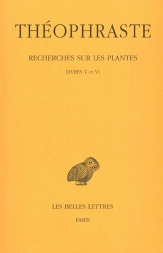 Emprunter Recherches sur les plantes. Tome 3, Livres V et VI, Edition bilingue français-grec ancien livre