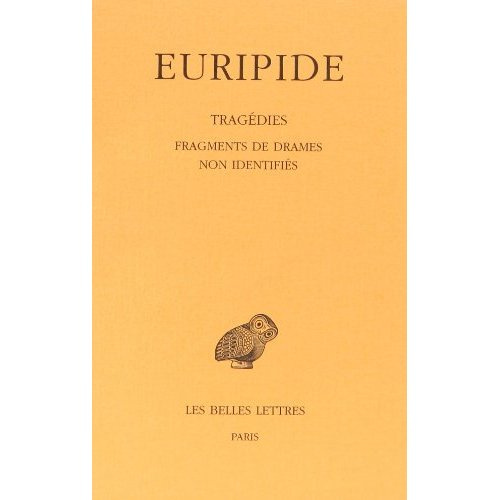 Emprunter Tragédies. Tome 8, 4e partie, Fragments de drames non identifiés, Edition bilingue français-grec anc livre
