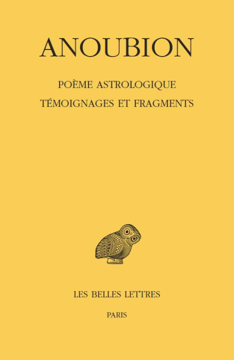 Emprunter Poème astrologique. Témoignages et fragments, Edition bilingue français-grec ancien livre