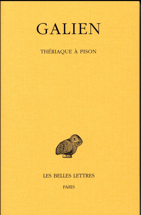 Emprunter Oeuvres. Tome 6, Thériaque à Pison, Edition bilingue français-grec ancien livre