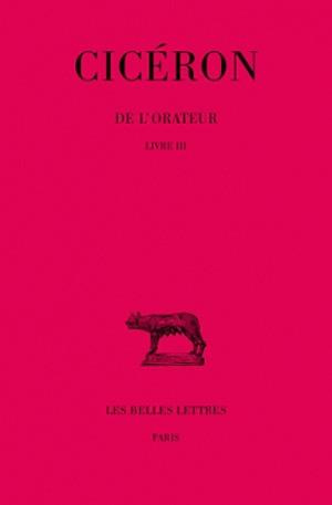 Emprunter De l'orateur. Livre 3, Edition bilingue français-latin livre