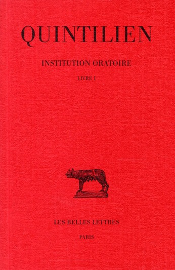 Emprunter Institution oratoire. Tome 1, livre 1 livre
