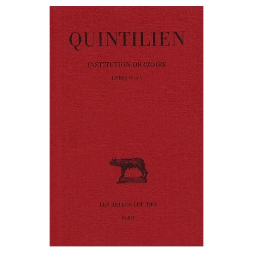 Emprunter Institution oratoire. Tome 3, Livre IV et V, Edition bilingue français-latin livre