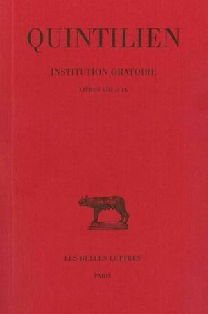 Emprunter Institution oratoire. Tome 5, Livres VIII et IX, Edition bilingue français-latin livre