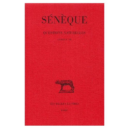 Emprunter Questions naturelles. Tome 1, Livres 1-3 livre