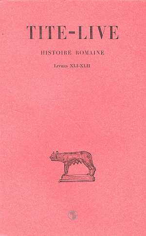 Emprunter Abrégés des livres de l'histoire romaine de Tite-Live, tome 31 : Livres XLI-XLII livre