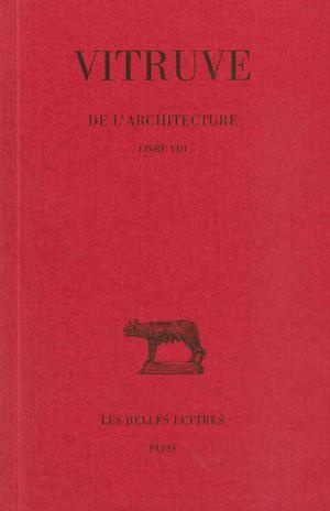Emprunter De l'architecture tome 8 livre