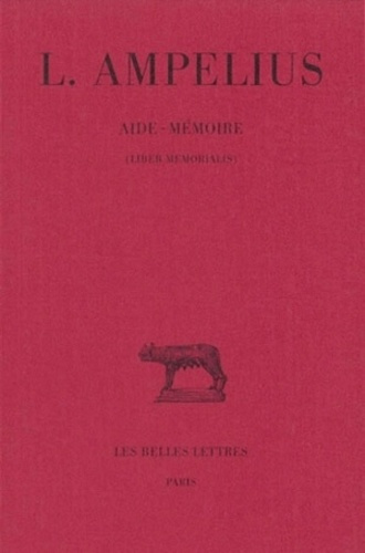Emprunter Aide-mémoire (liber memorialis). Edition bilingue français-latin livre