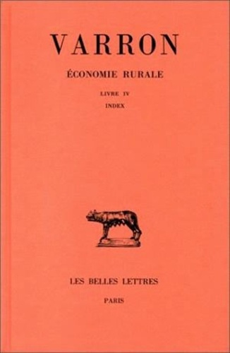 Emprunter Economie rurale. Tome 3, Livre III, Index, Edition bilingue français-latin livre