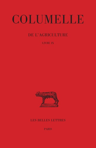 Emprunter DE L'AGRICULTURE LIVRE IX COLUMELLE livre
