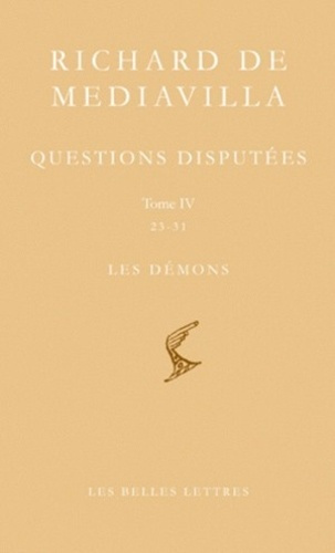 Emprunter Questions disputées. Tome 4, Questions 23-31, Les Démons, édition bilingue français-latin livre