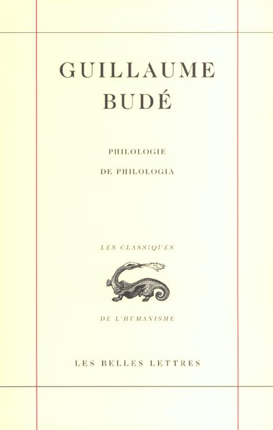 Emprunter Philologie : De philologia livre