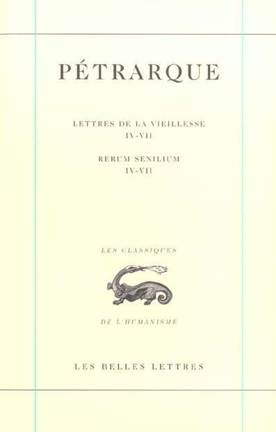 Emprunter Lettres de la vieillesse. Tome 2, Livres IV-VII, Edition bilingue français-latin livre