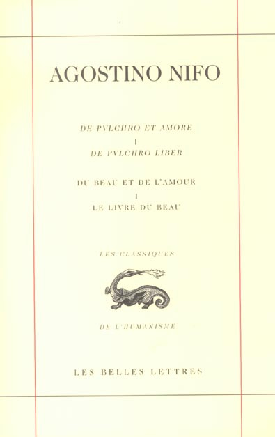 Emprunter Du beau et de l'amour. Tome 1, Le livre du beau, édition bilingue français-latin livre