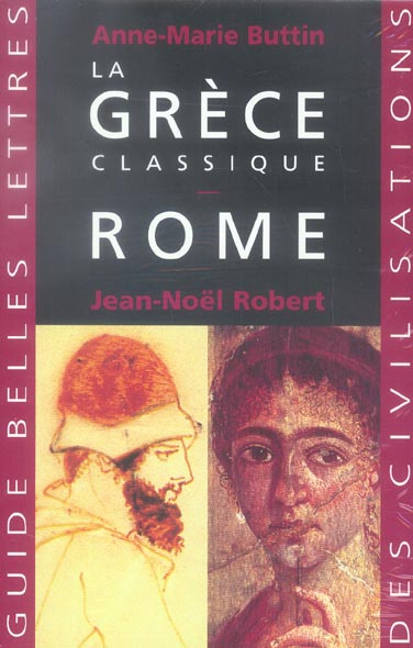 Emprunter Anne-Marie Buttin et Jean-Noël Robert Coffret en 2 volumes : La Grèce classique - Rome livre