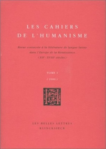 Emprunter Les cahiers de l'humanisme N° 1-2001 livre
