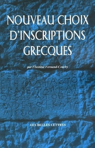 Emprunter Nouveau choix d'inscriptions grecques livre