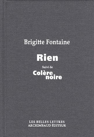 Emprunter Rien suivi de Colère noire livre