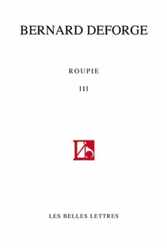 Emprunter Roupie. Tome 3 livre