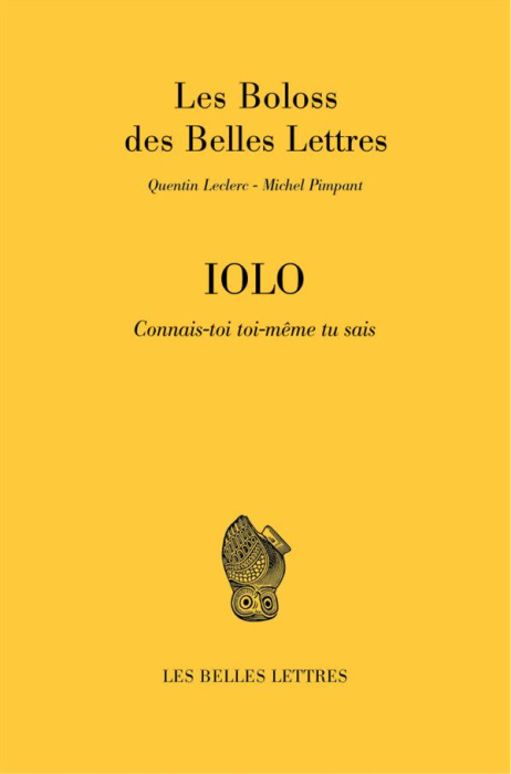 Emprunter Iolo. Connais-toi toi-même tu sais livre