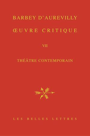 Emprunter Oeuvre critique. Tome 7, Théâtre contemporain livre