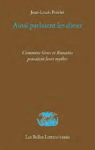Emprunter Ainsi parlaient les dieux. Comment Grecs et Romains pensaient leurs mythes livre