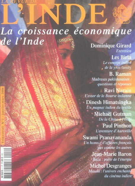 Emprunter La Revue de l'Inde N° 2, Janvier-février 2006 : La croissance économique de l'Inde livre