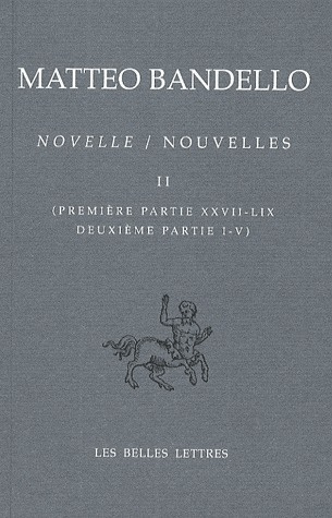 Emprunter Nouvelles. Tome 2 (Première partie XXVII-LIX Deuxième partie I-V), Edition bilingue français-italien livre