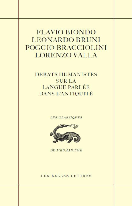 Emprunter Débats humanistes sur la langue parlée dans l'Antiquité. Edition bilingue français-latin livre