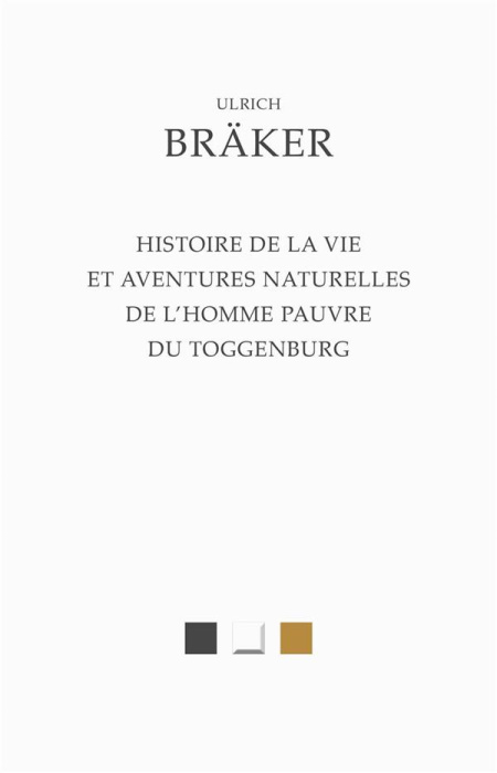 Emprunter HISTOIRE DE LA VIE ET AVENTURES NATURELLES DE L'HOMME PAUVRE DU TOGGENBURG livre
