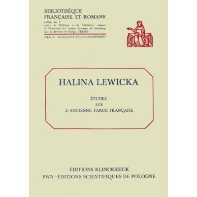 Emprunter Etudes sur l'ancienne farce française livre