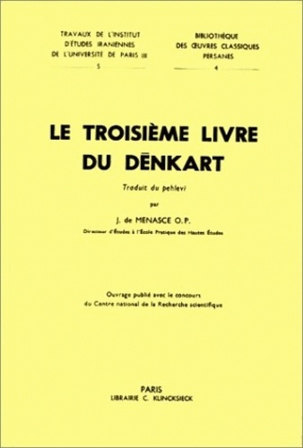 Emprunter Le troisième livre de Dênkart livre