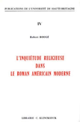 Emprunter L'inquiétude religieuse dans le roman américain moderne livre