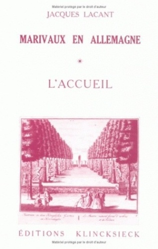 Emprunter Marivaux en Allemagne. Tome 1 : l'accueil, reflets de son théâtre dans le miroir allemand livre