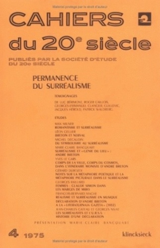 Emprunter Permanence du surréalisme livre