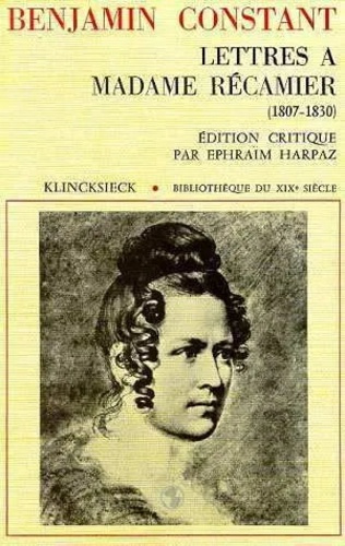 Emprunter Lettres à Madame Récamier (1807-1830) livre