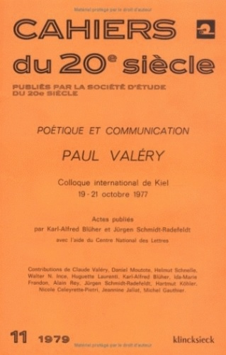 Emprunter Paul Valéry. Poétique et communication livre