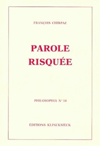 Emprunter Parole risquée livre